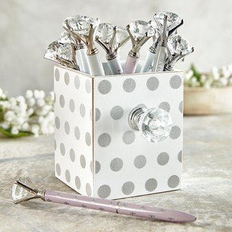 Gem pen spring time (set3)  lavendel met kruisjes