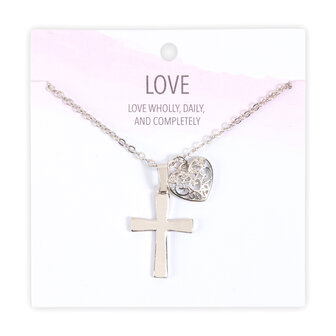 Ketting kruis love