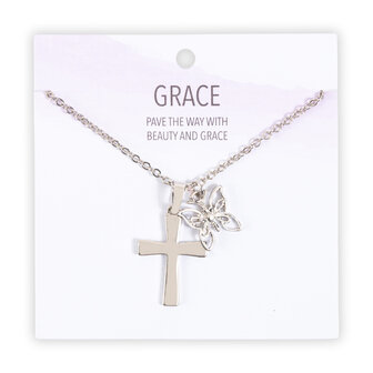 Ketting kruis grace