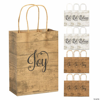 Kerst draagtas Joy &amp; believe 