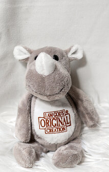 Plush rhino God&#039;s original creation