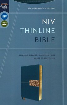 NIV - Thinline Bible Teal, Leathersoft