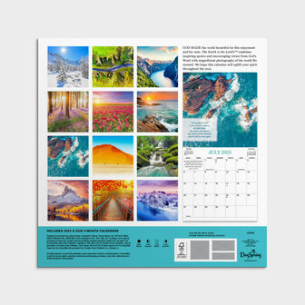 Standaard wandkalender 2025 Earth is the Lord&#039;s