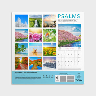 Standaard wandkalender 2025 Psalms