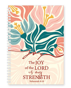 Schrijfdagboek softcover Joy of the Lord  