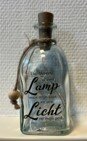 Fles 250ml met led-lampjes Uw Woord is een lamp