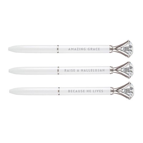 Gem pen wit spring time (set3)  Amazing Grace