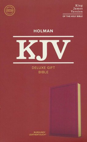 KJV Deluxe Gift Bible Burgundy, Imitation Leather