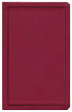 KJV Deluxe Gift Bible Burgundy, Imitation Leather