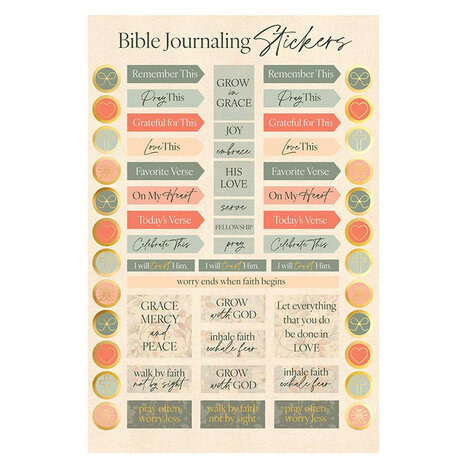 Bijbel journaling stickers