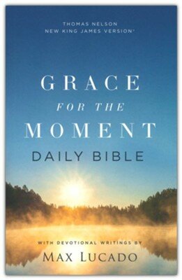 NKJV Grace for the Moment Daily Bible, Comfort Print--softcover