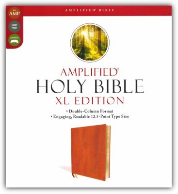 Amplified Holy Bible, XL Edition, Leathersoft, Brown