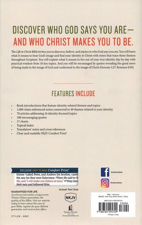 NKJV - Life In Christ Bible Colour Hardcover