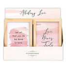 Ingelijste-schilderijen-set-van-2-Let-all-that-you-do-&amp;-Love-never-fails