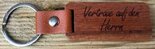 Keychain-wood-leather-Vertraue-auf-denn-Herrn