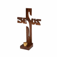 Kaarshouder Jesus 25cm