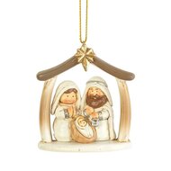 Kerst ornament holy family 5.08cm