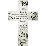 Wandkruis Serenity prayer