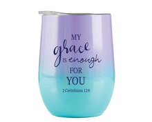 Reismok My grace is enough for you blauw