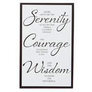 Wandbord hout serenity prayer