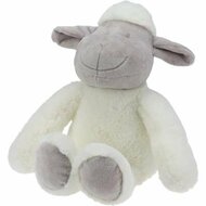 Pluche schaap zittend 25cm