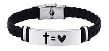 Armband  cross = love