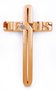 Kruis-blank-hout-Jezus-25cm