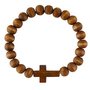 Houten-armband-kruis-donkerbruin