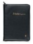 Portugese-Biblia-preta-zipper-Black-Initation-leather