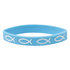 Armband siliconen vis blauw _