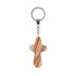 Keyring olivewood cross _