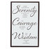 Wandbord hout serenity prayer_